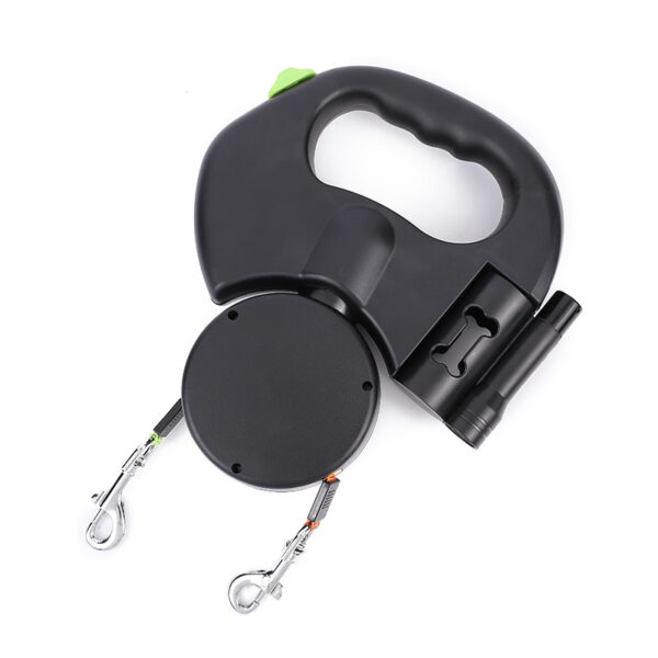 Retractable Dog Leash For Small Dogs Reflective Dual Pet Leash Lead 360 Swivel No Double Dog Walking Leash With Lights Pet Products - Image 5