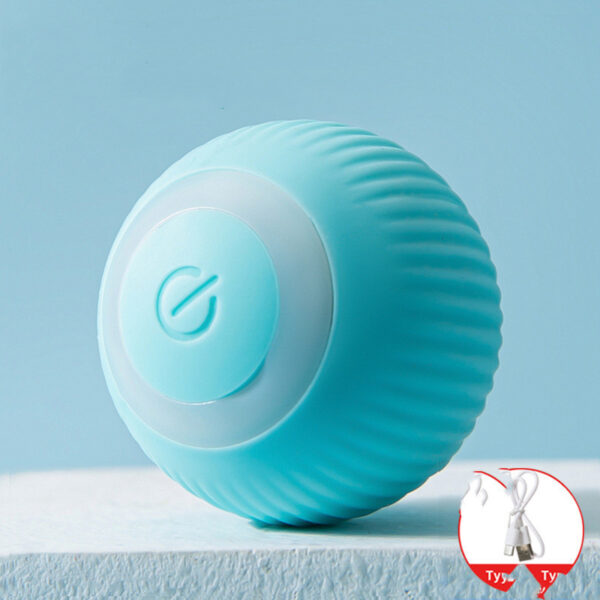 USB Rechargeable Gravity Electric Rolling Ball Electric Cat Toy - Image 3