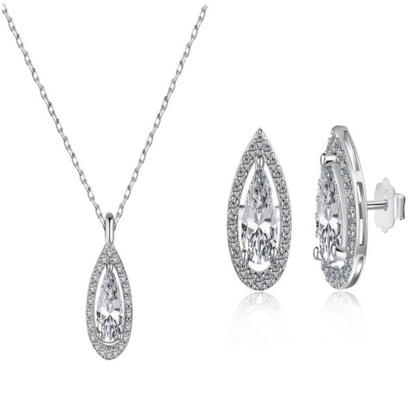 S925 Sterling Silver Jewelry Set - Image 4