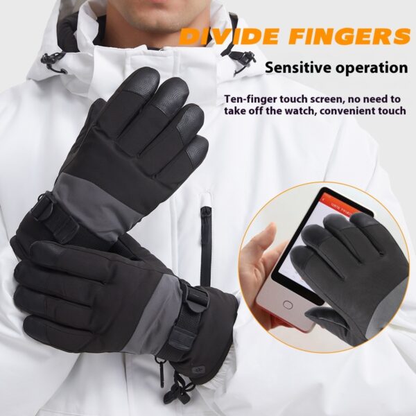 Winter Waterproof Cold-proof Ski Gloves Keep Warm - Image 9