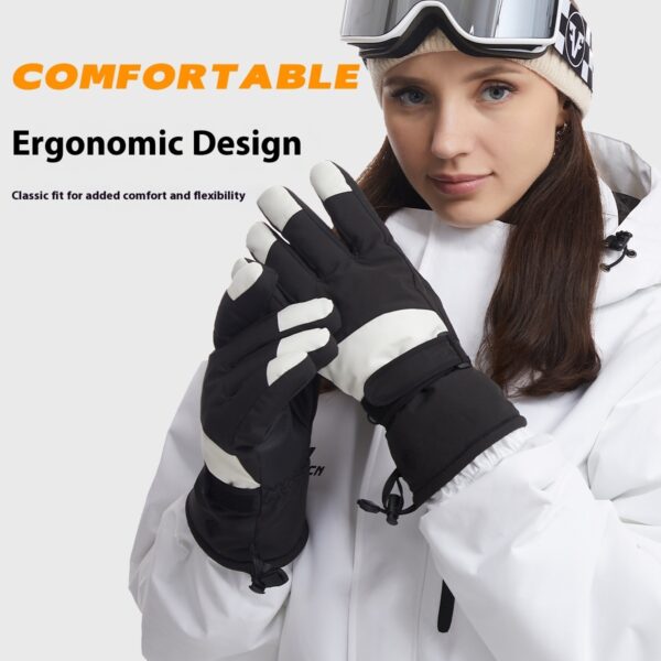 Winter Waterproof Cold-proof Ski Gloves Keep Warm - Image 2